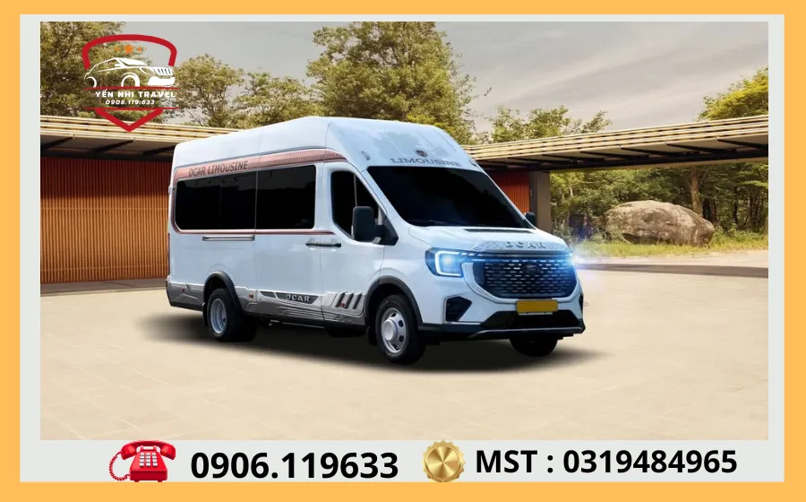 Thuê Xe 16 Chỗ Đi Thạnh Phú Giá Rẻ Uy Tín Tại TP.HCM 2 Ford Transit